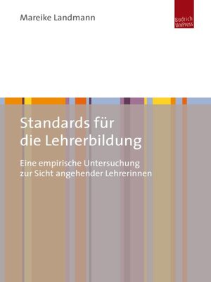 cover image of Standards für die Lehrerbildung